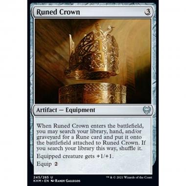 Runed Crown - Corona di Rune - [KHM] [NM]