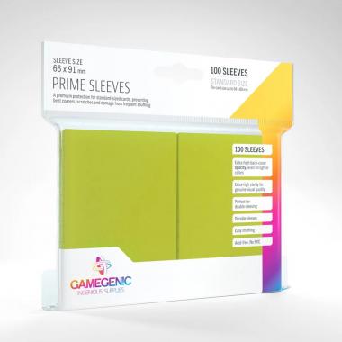 100 Buste Prime Sleeves LIME