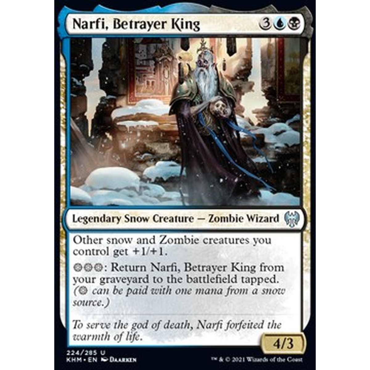Narfi, Betrayer King - Narfi, Re Traditore - [KHM] [NM]