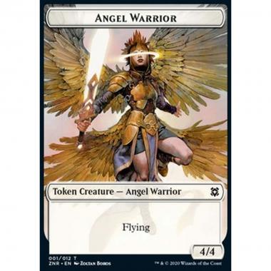 Angel Warrior Token (White 4/4) - Angel Warrior Token (White 4/4) - [XZNR] [NM]