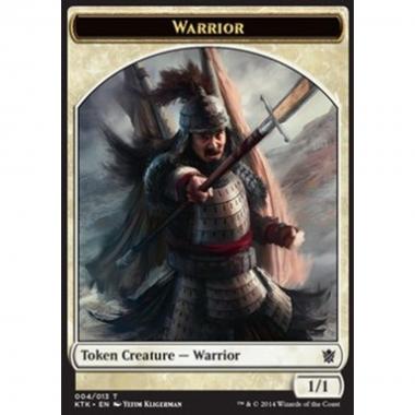 Warrior Token (White 1/1) (V.2) - Warrior Token (White 1/1) (V.2) - [KTK] [NM]