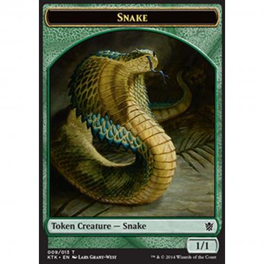 Snake Token (Green 1/1) - Snake Token (Green 1/1) - [KTK] [NM]