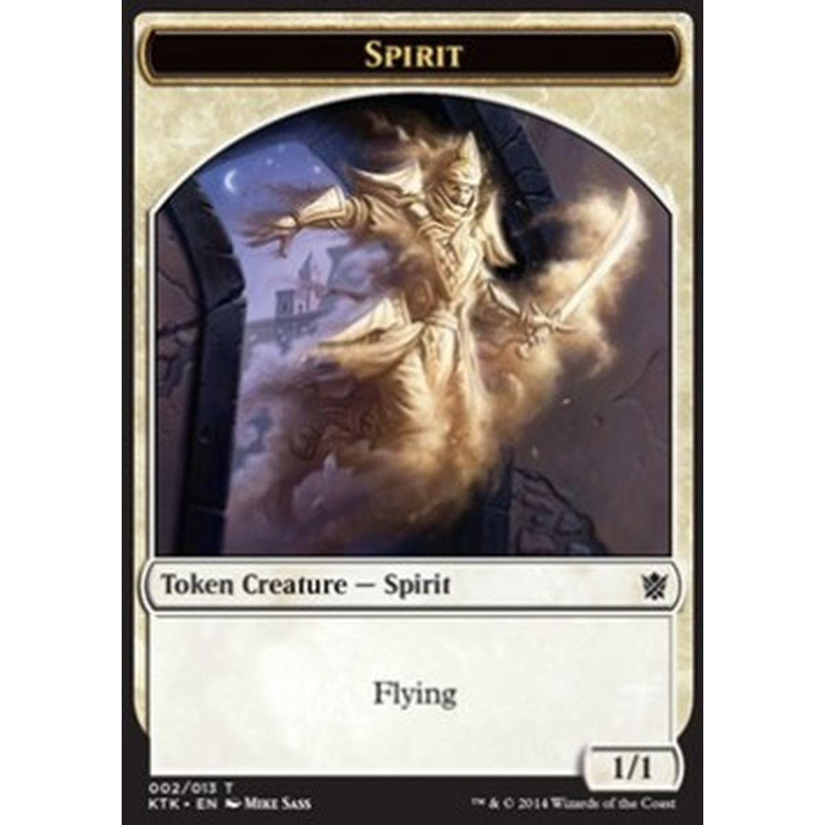 Spirit Token (White 1/1) - Spirit Token (White 1/1) - [KTK] [NM]