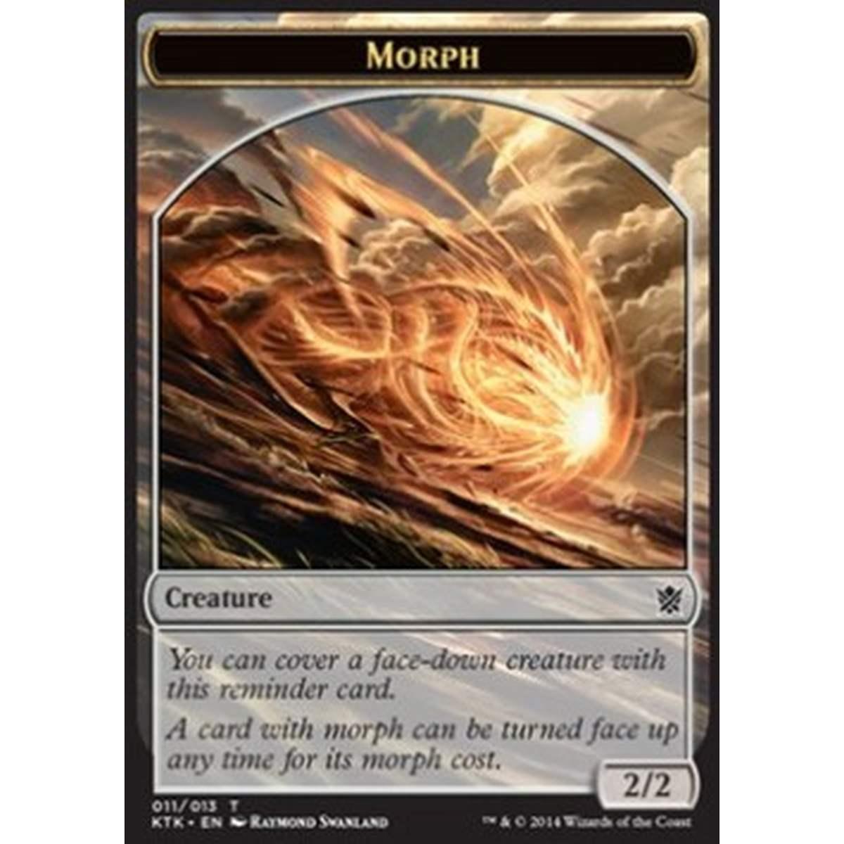 Morph Token (Colorless 2/2) - Morph Token (Colorless 2/2) - [KTK] [NM]
