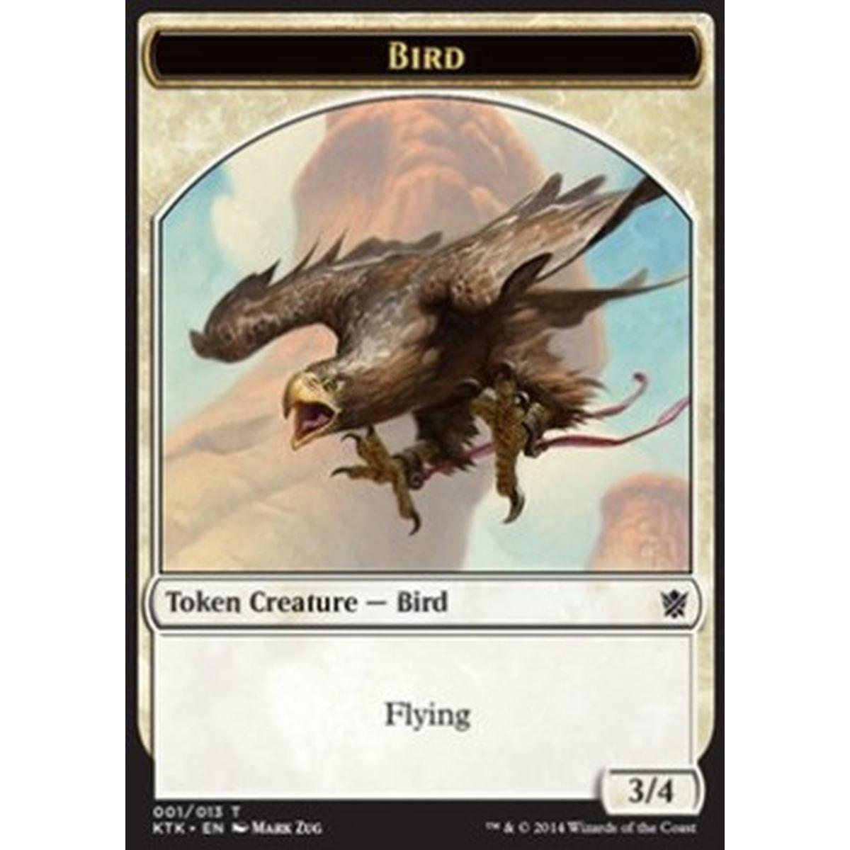 Bird Token (White 3/4) - Bird Token (White 3/4) - [KTK] [NM]