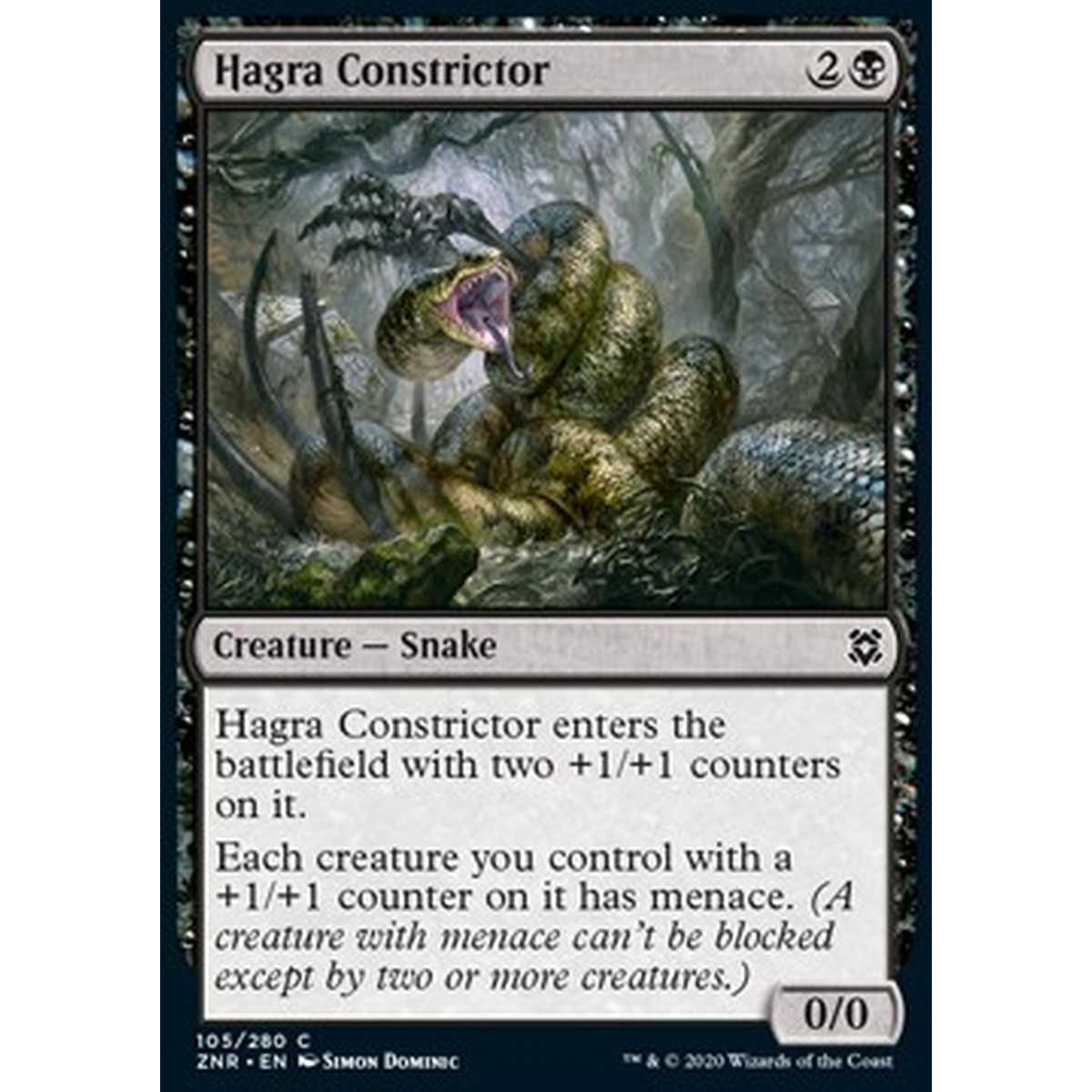 Hagra Constrictor - Costrittore di Hagra - [ZNR] [NM] [Foil]