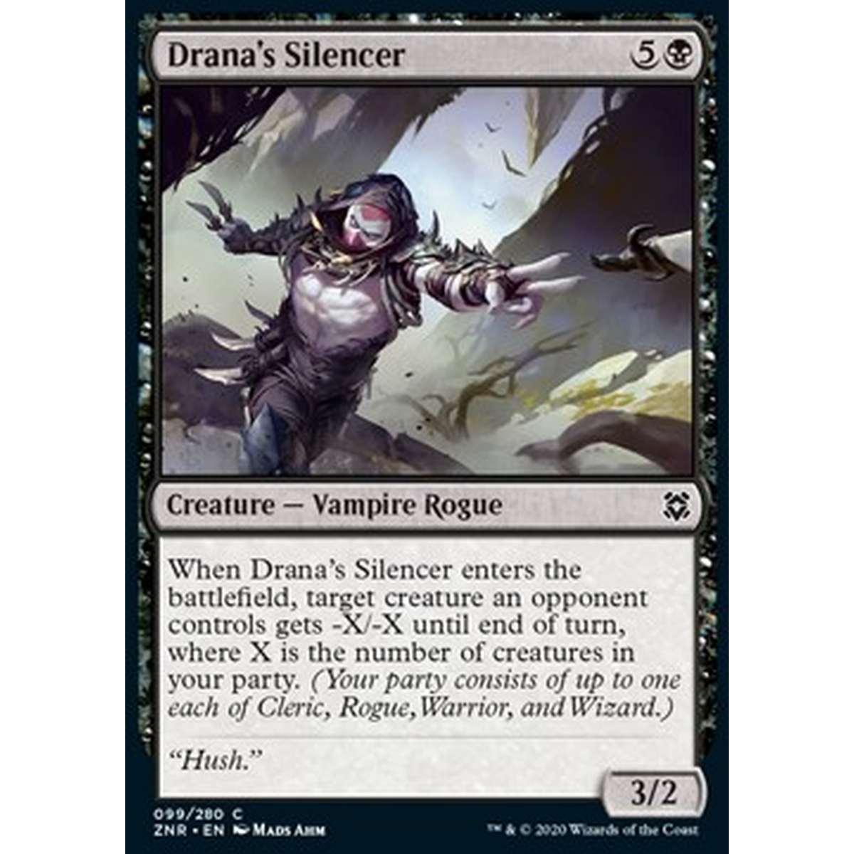 Drana's Silencer - Silenziatore di Drana - [ZNR] [NM] [Foil]