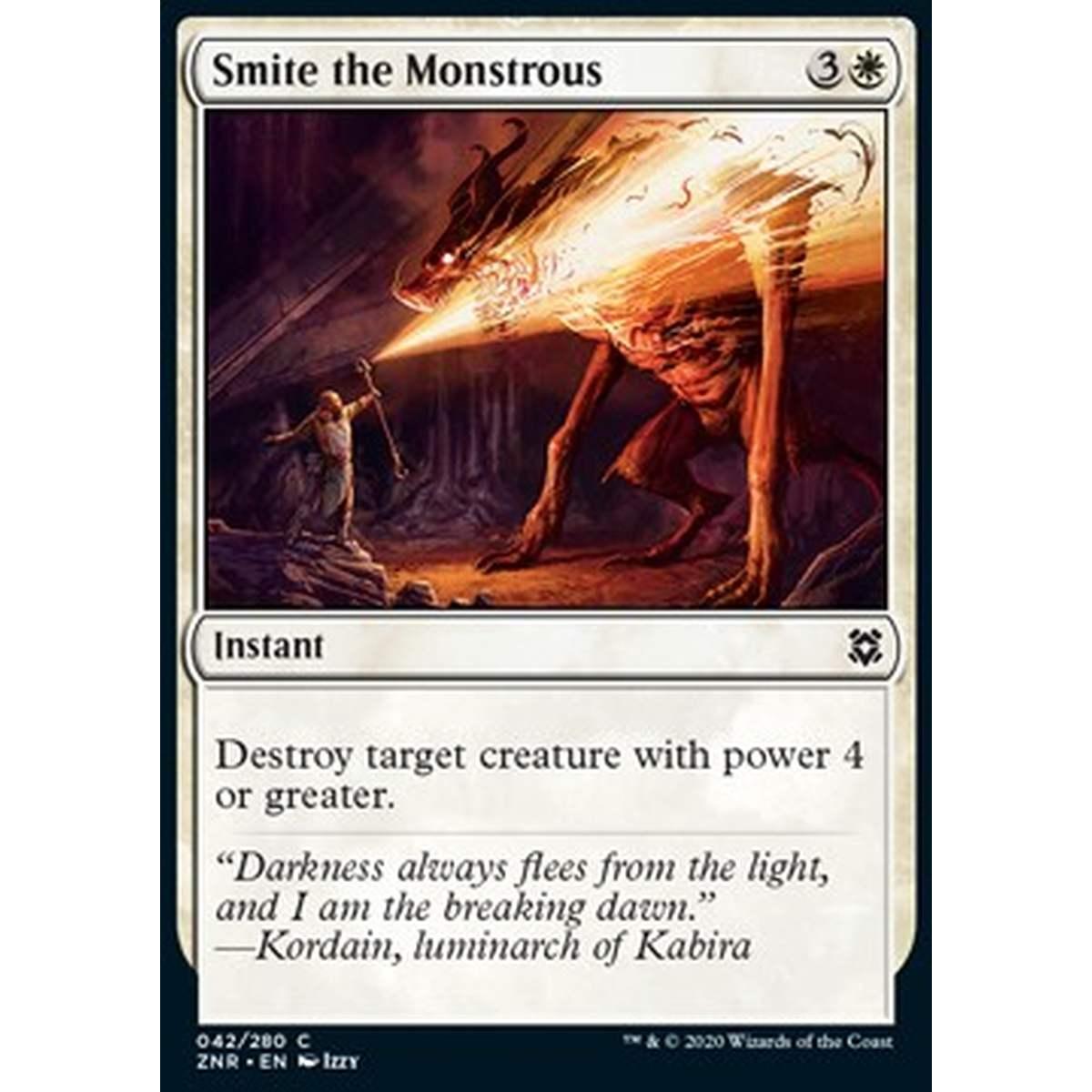 Smite the Monstrous - Punire i Mostruosi - [ZNR] [NM] [Foil]