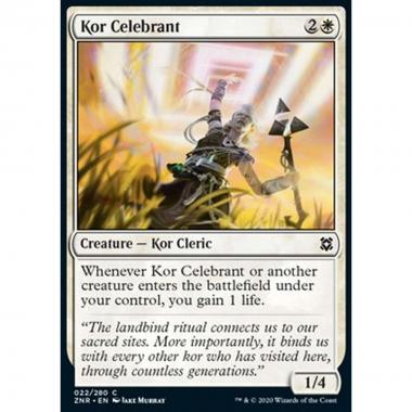 Kor Celebrant - Celebrante Kor - [ZNR] [NM] [Foil]