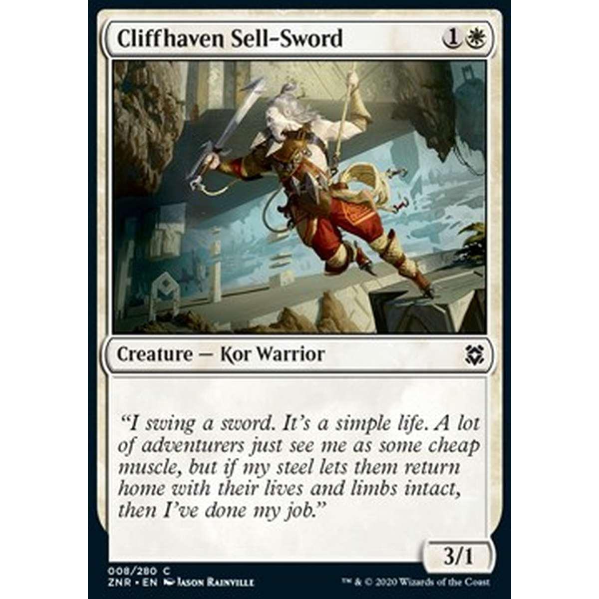 Cliffhaven Sell-Sword - Prezzolato di Rifugio Scosceso - [ZNR] [NM] [Foil]