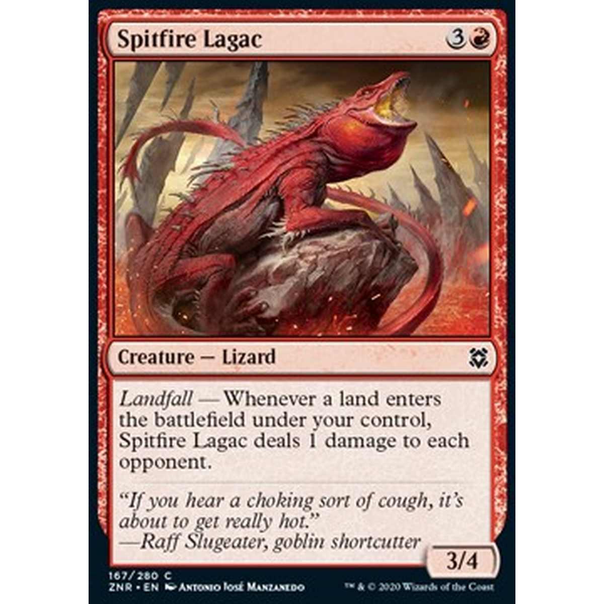 Spitfire Lagac - Lagac Sputafuoco - [ZNR] [NM] [Foil]