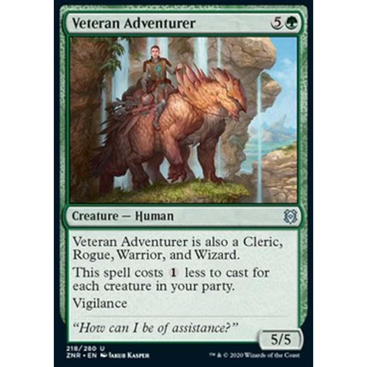 Veteran Adventurer - Avventuriero Veterano - [ZNR] [NM]