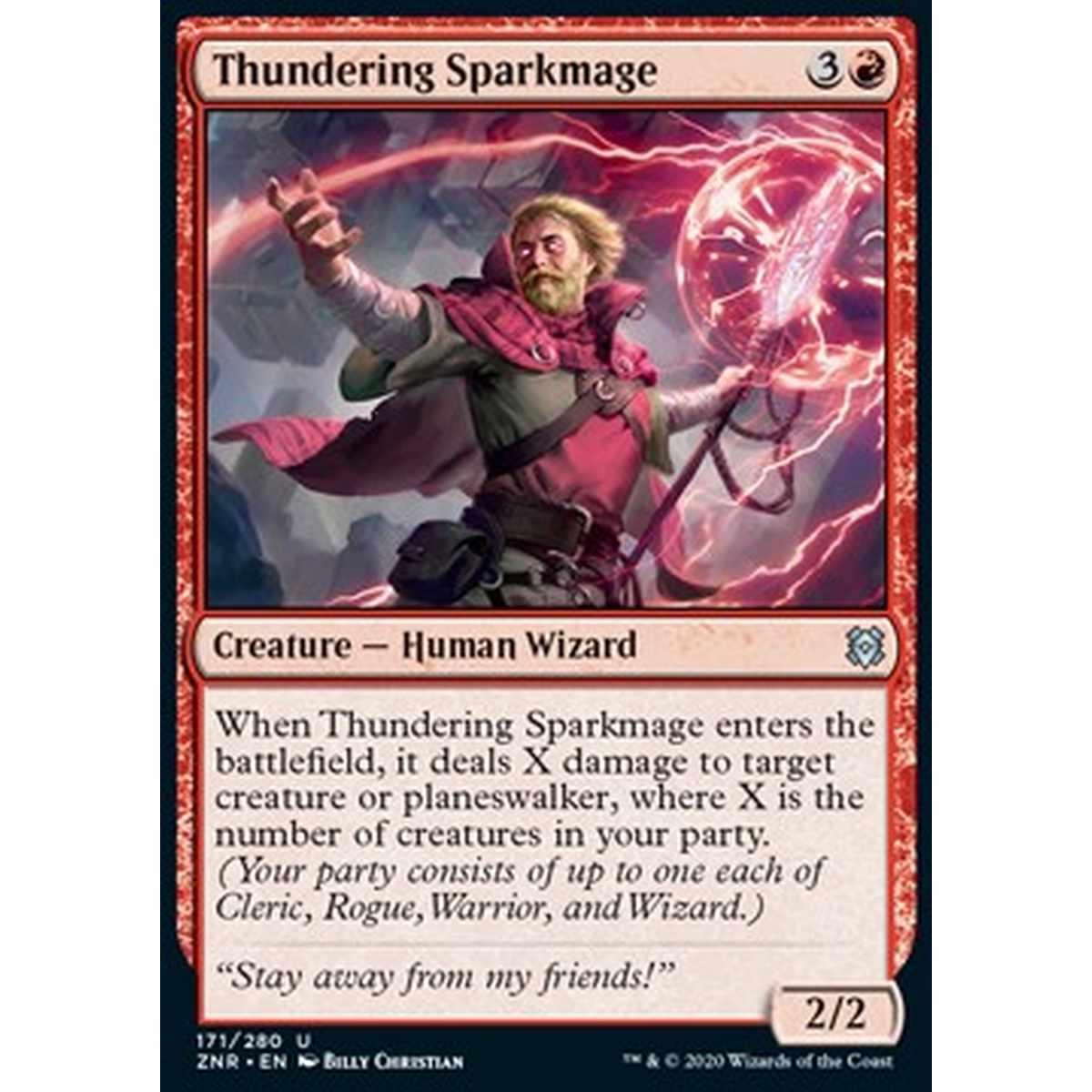 Thundering Sparkmage - Magoscintilla Tonante - [ZNR] [NM]