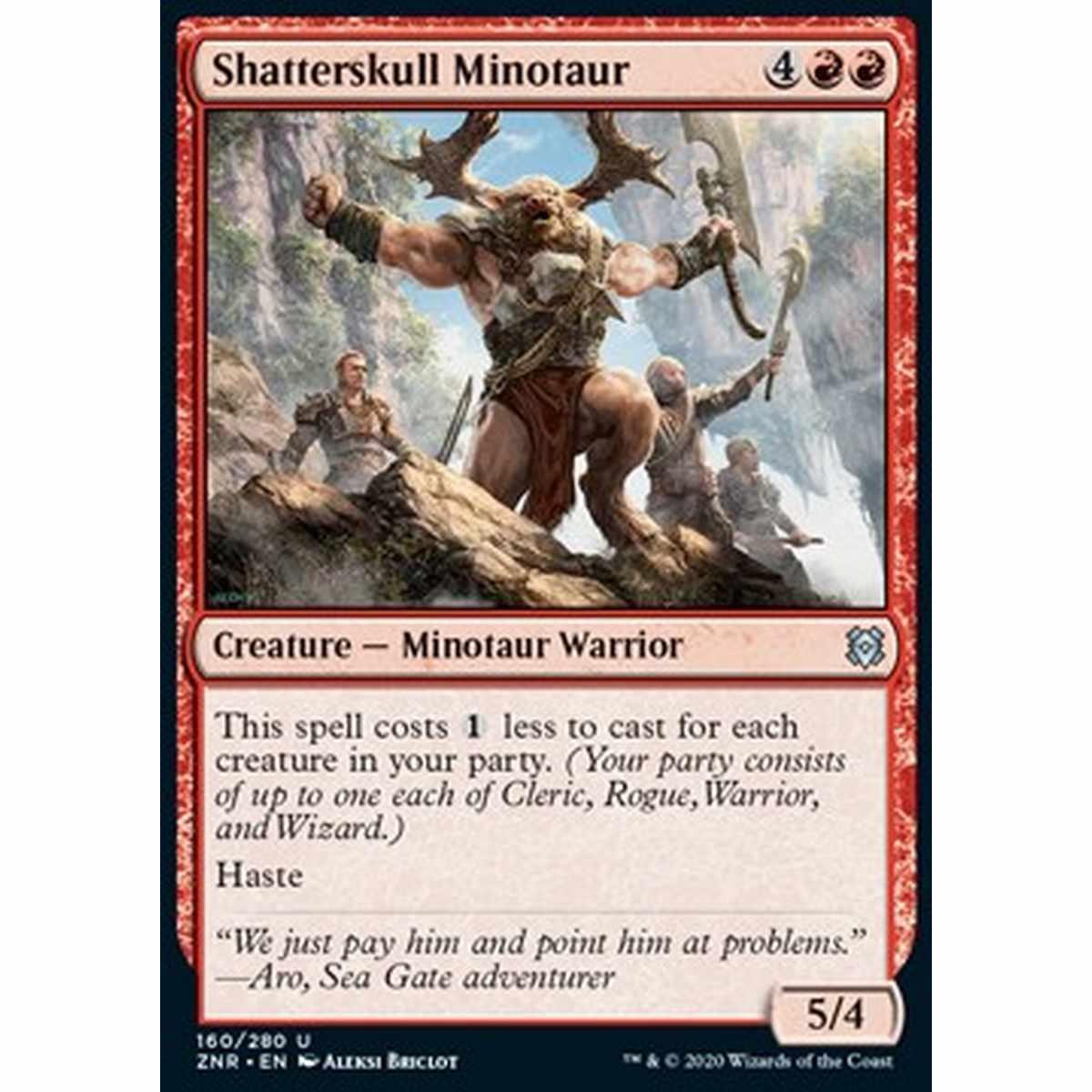 Shatterskull Minotaur - Minotauro di Frantumateschio - [ZNR] [NM]