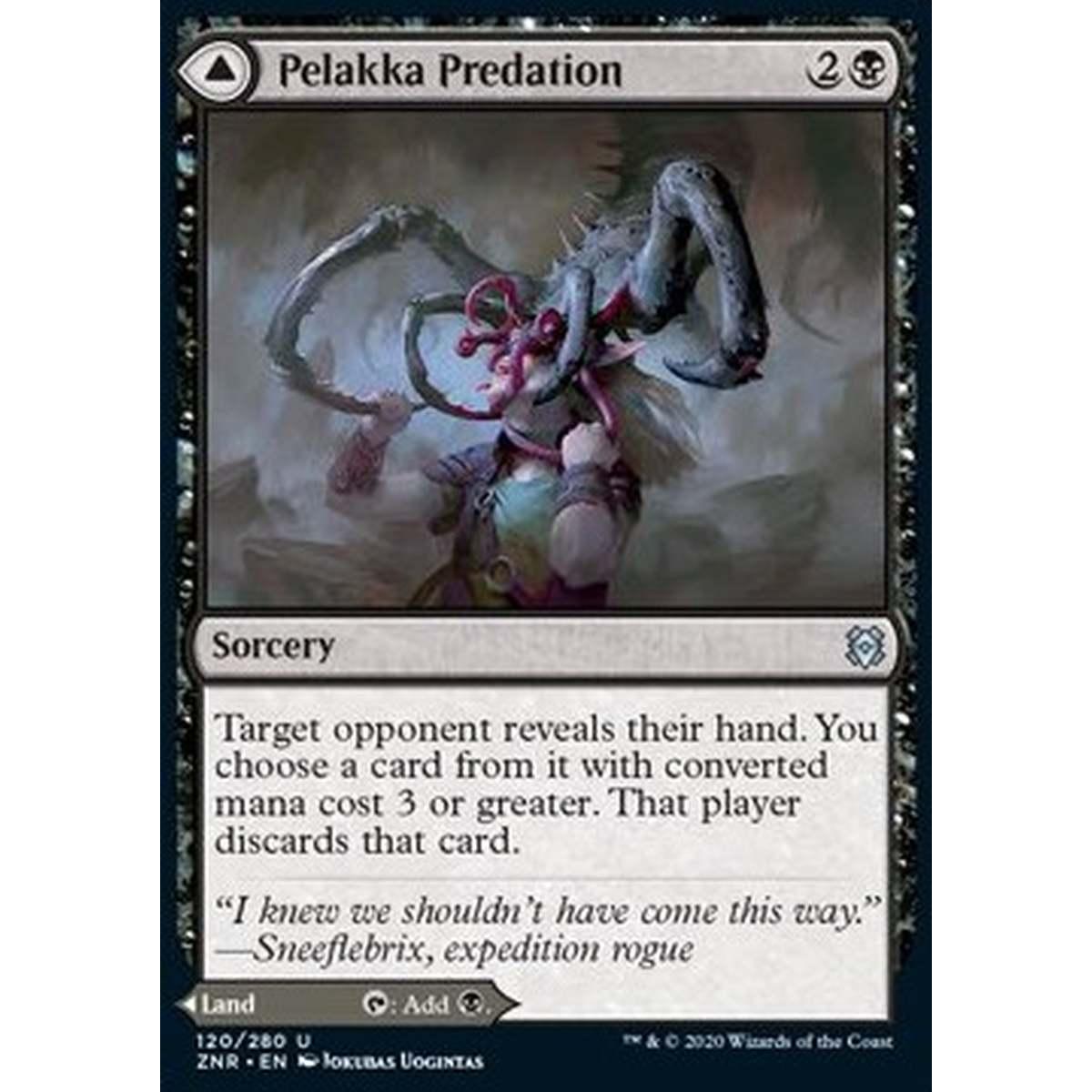 Pelakka Predation // Pelakka Caverns - Predazione di Pelakka // Caverne di Pelakka - [ZNR] [NM]