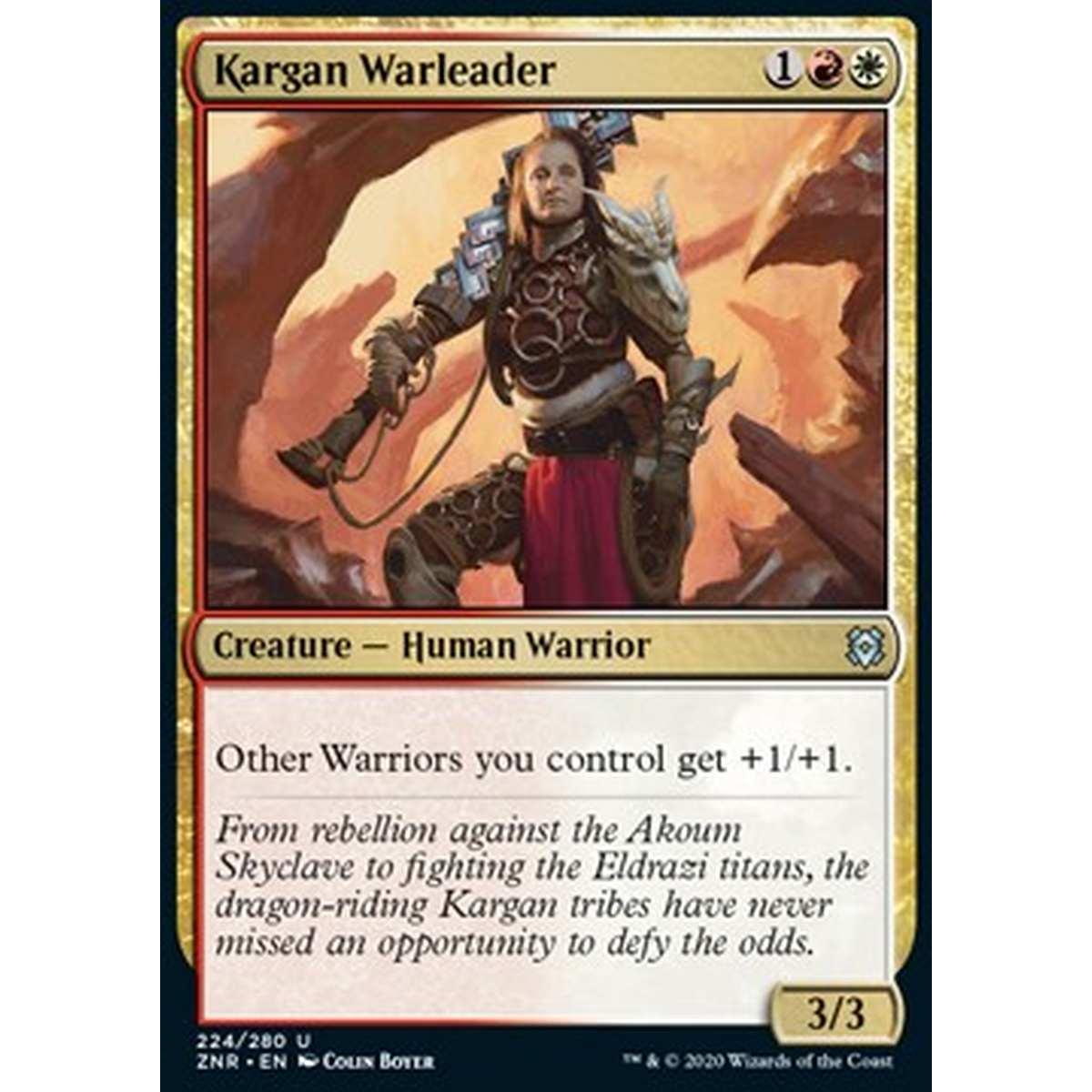 Kargan Warleader - Condottiera di Karga - [ZNR] [NM]
