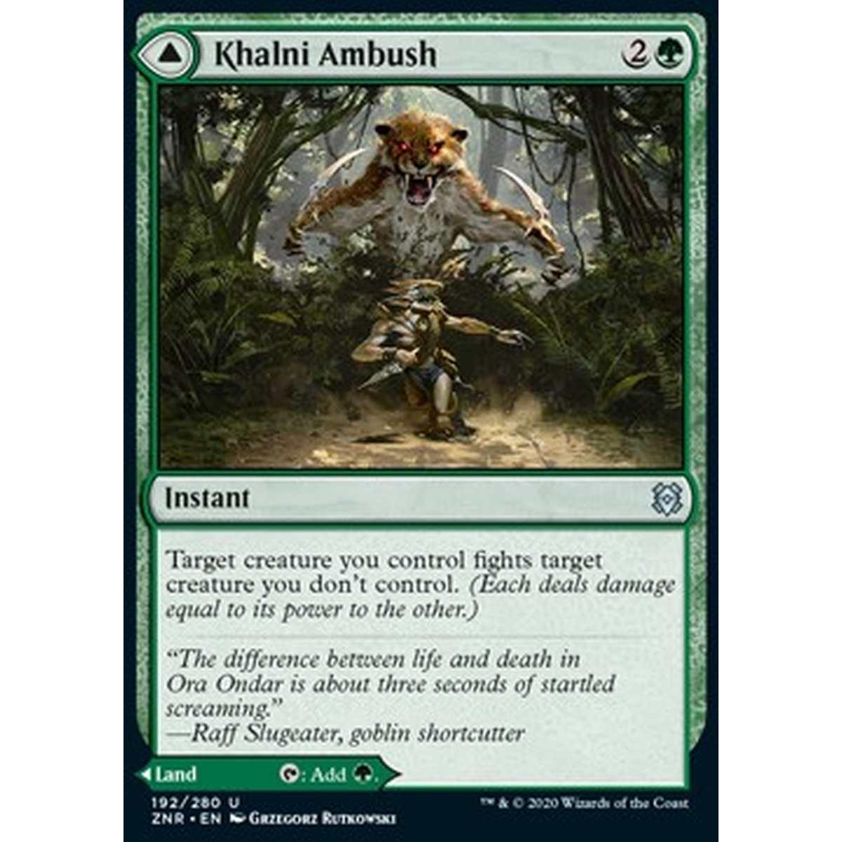 Khalni Ambush // Khalni Territory - Imboscata di Khalni // Territorio di Khalni - [ZNR] [NM]