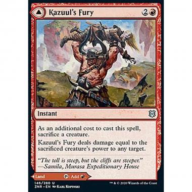 Kazuul's Fury // Kazuul's Cliffs - Furia di Kazuul // Rupi di Kazuul - [ZNR] [NM]
