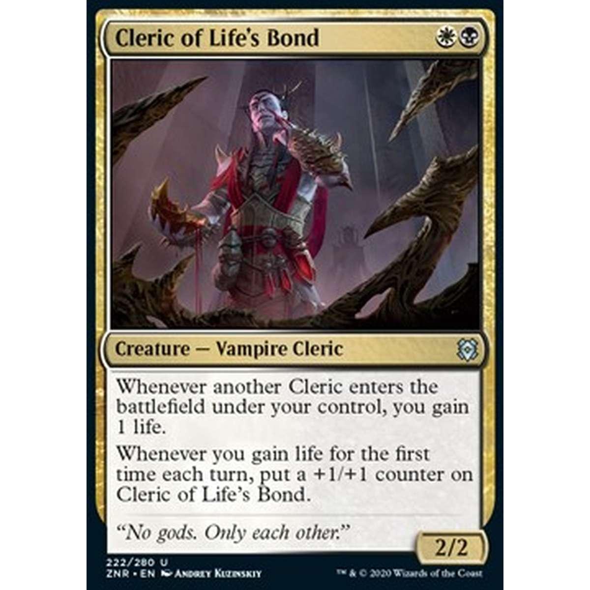 Cleric of Life's Bond - Chierico del Vincolo Vitale - [ZNR] [NM]