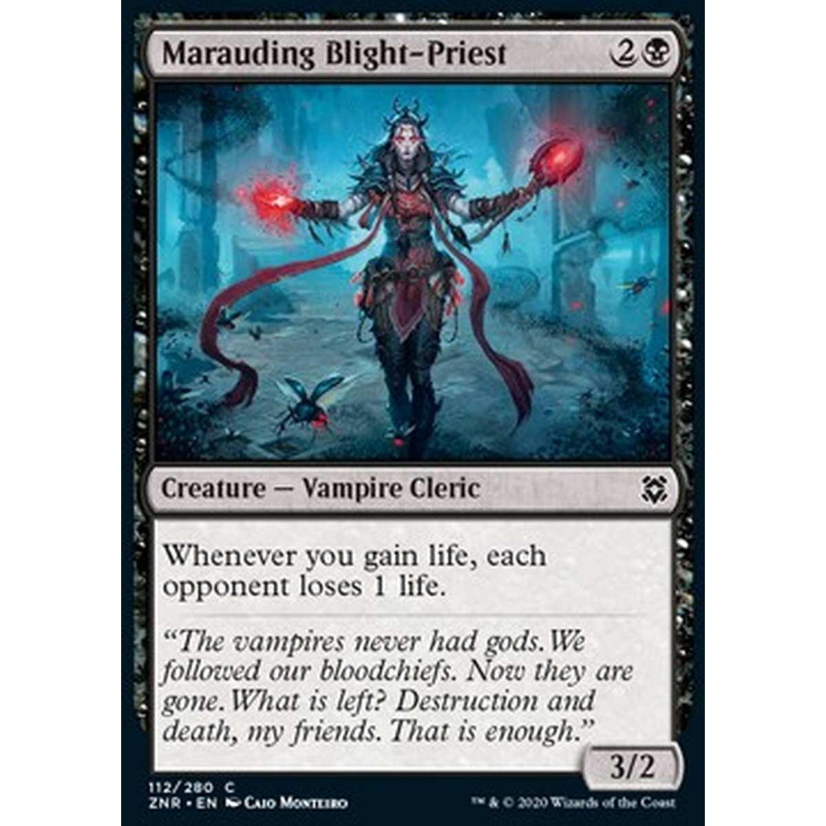 Marauding Blight-Priest - Sacerdotessa della Sventura Razziatrice - [ZNR] [NM]