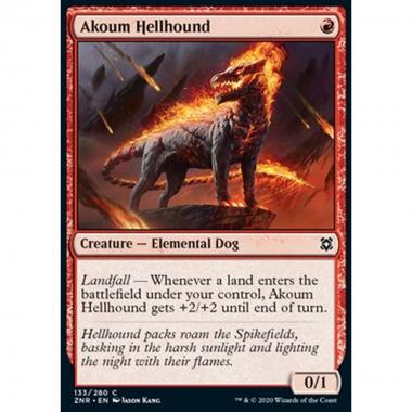 Akoum Hellhound - Segugio Infernale di Akoum - [ZNR] [NM]