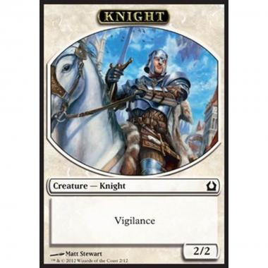 Knight Token (White 2/2 Vigilance) - Knight Token (White 2/2 Vigilance) - [RTR] [NM]