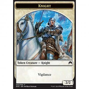 Knight Token (White 2/2 Vigilance) - Knight Token (White 2/2 Vigilance) - [ORI] [NM]