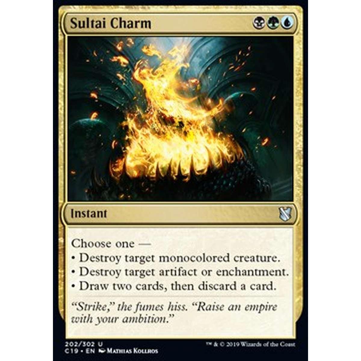 Sultai Charm - Talismano Sultai - [C19] [NM]