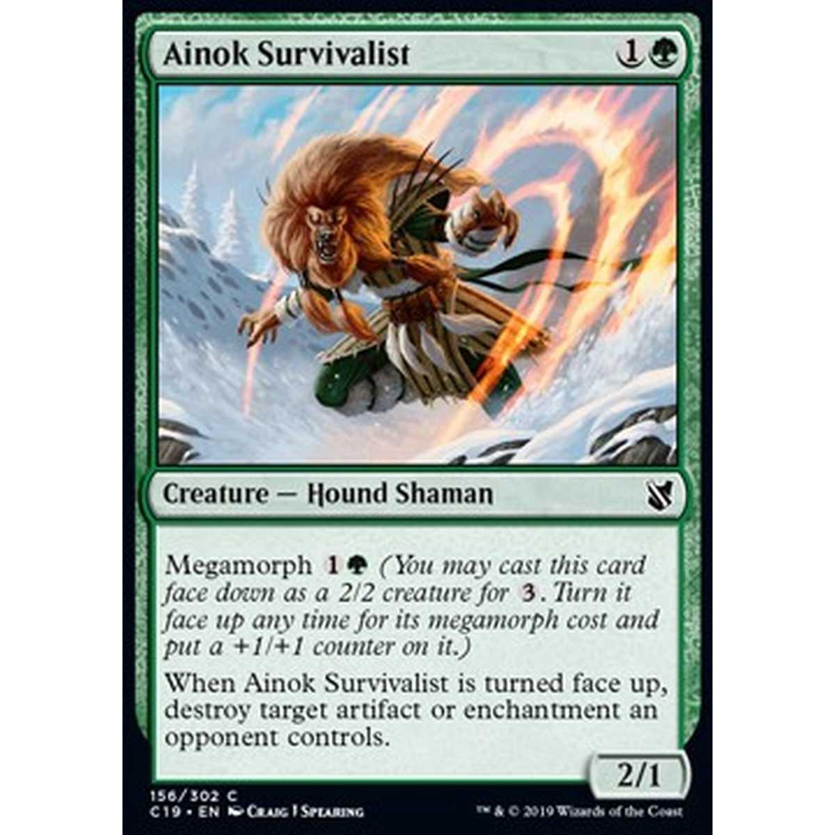 Ainok Survivalist - Survivalista Ainok - [C19] [NM]
