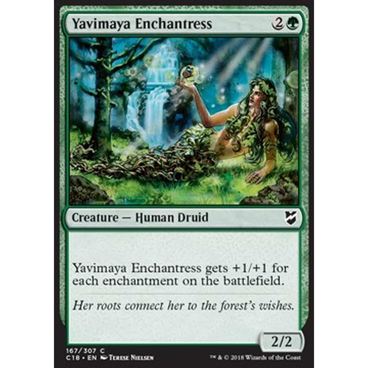 Yavimaya Enchantress - Incantatrice di Yavimaya - [C18] [NM]