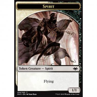 Spirit Token (WB 1/1) // Golem Token (A 3/3) - Spirit Token (WB 1/1) // Golem Token (A 3/3) - [MH1] [NM]