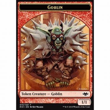 Goblin Token (R 1/1) // Rhino Token (G 4/4) - Goblin Token (R 1/1) // Rhino Token (G 4/4) - [MH1] [NM]