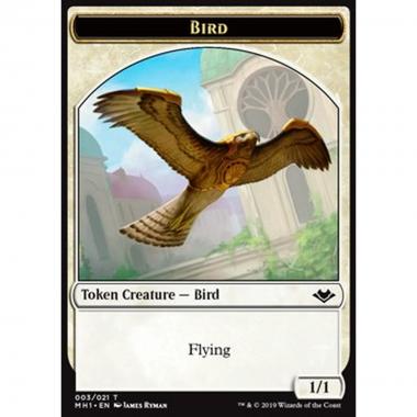 Bird Token (White 1/1) - Bird Token (White 1/1) - [MH1] [NM] [Foil]