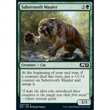 Sabertooth Mauler - Sbranatore dai Denti a Sciabola - [M21] [NM] [Foil]