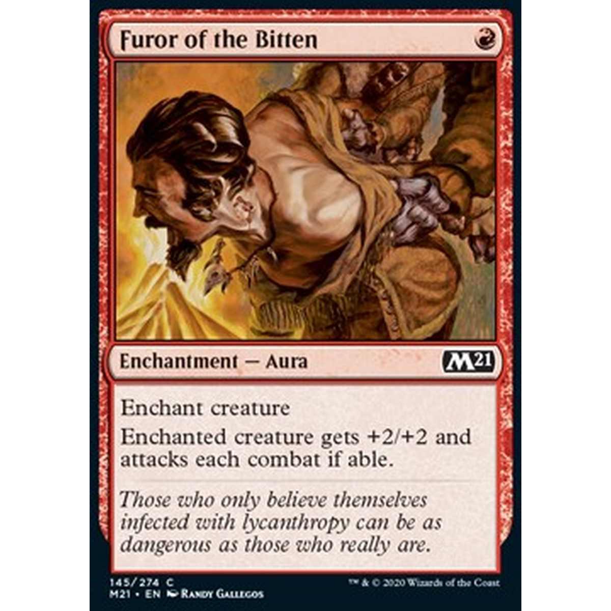 Furor of the Bitten - Ira di Chi  Morso - [M21] [NM] [Foil]