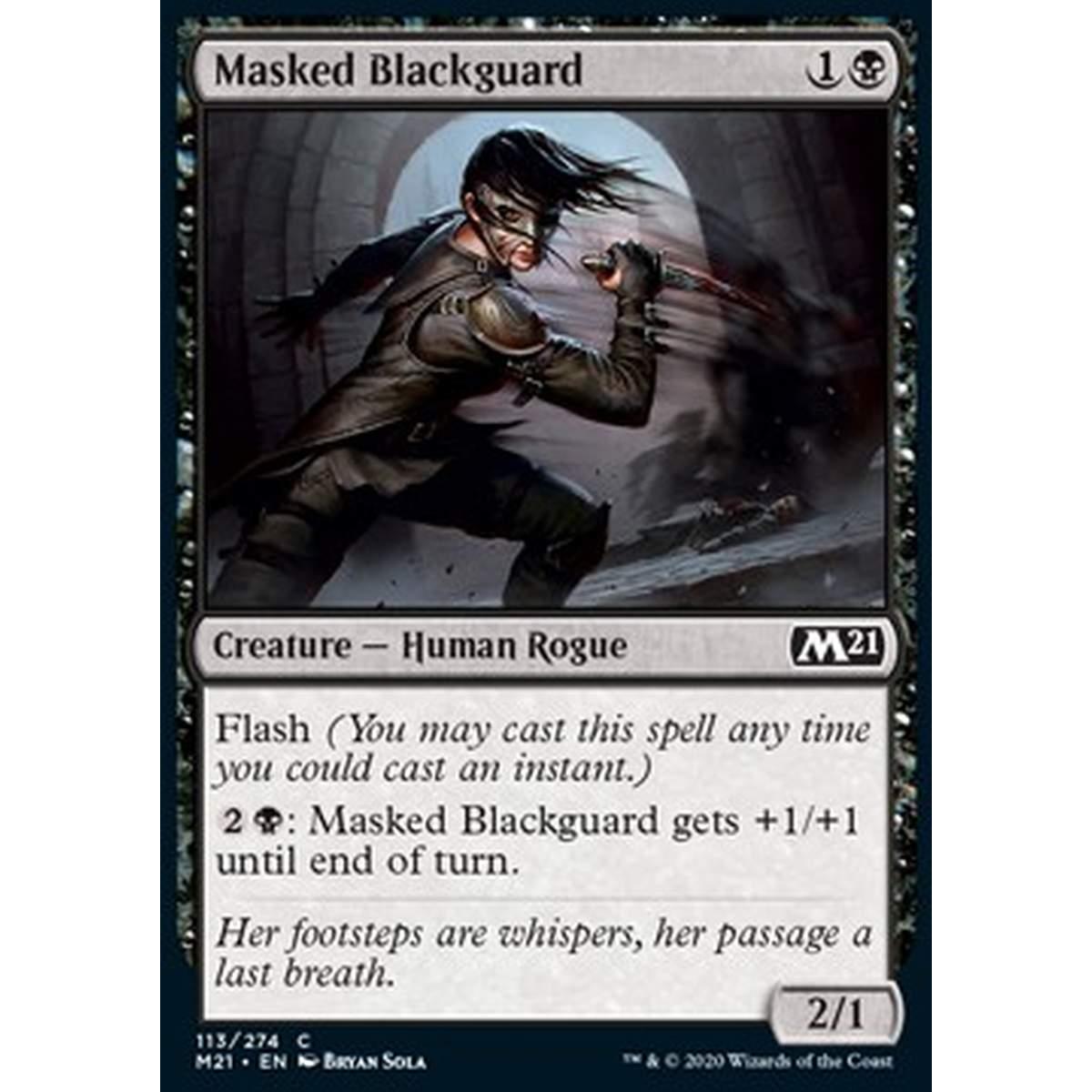 Masked Blackguard - Canaglia Mascherata - [M21] [NM] [Foil]