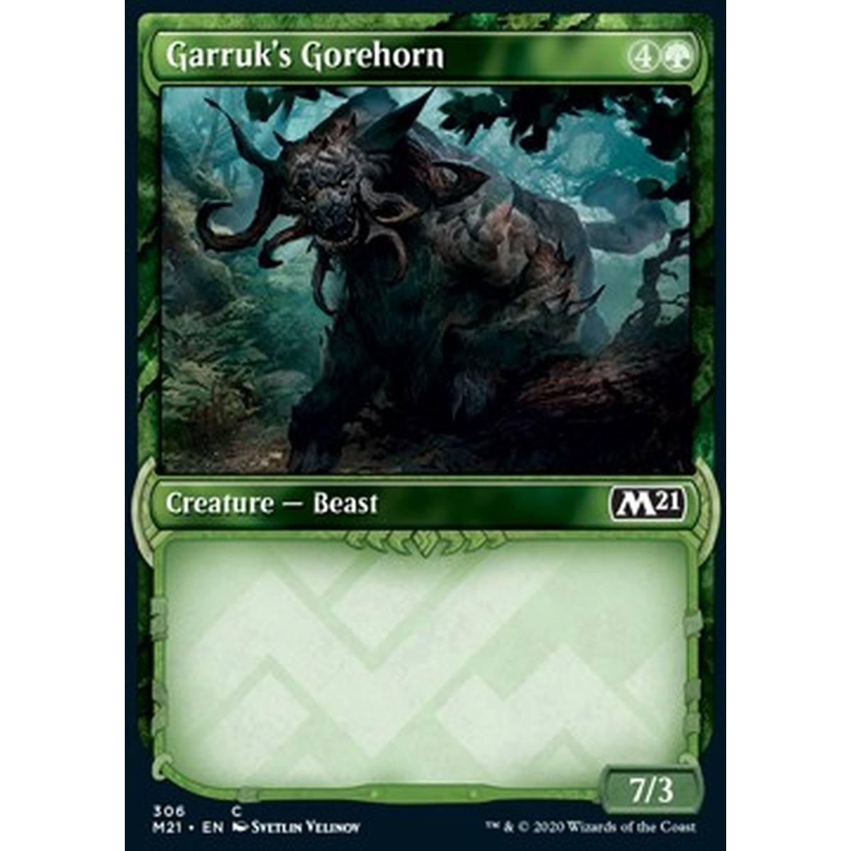 Garruk's Gorehorn - Sventracorno di Garruk - [XM21] [NM] [Foil]