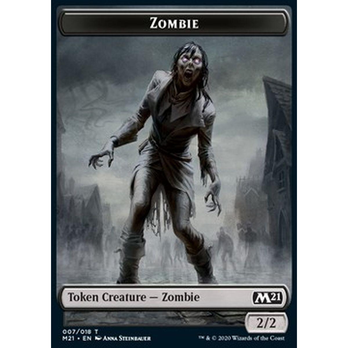 Zombie Token (Black 2/2) - Zombie Token (Black 2/2) - [XM21] [NM]