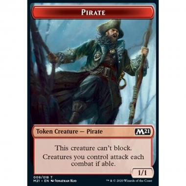 Pirate Token (Red 1/1) - Pirate Token (Red 1/1) - [XM21] [NM]