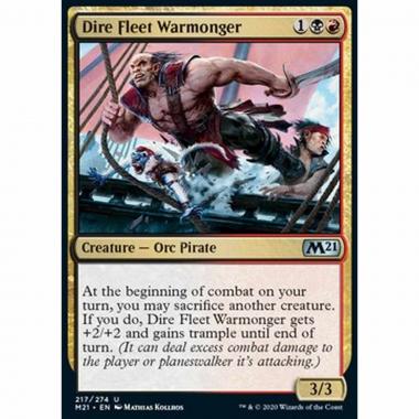 Dire Fleet Warmonger - Attaccabrighe della Flotta Funesta - [M21] [NM]