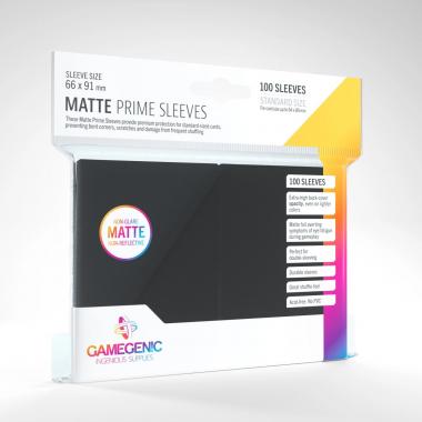 100 Buste Prime Slevees MATTE BLACK