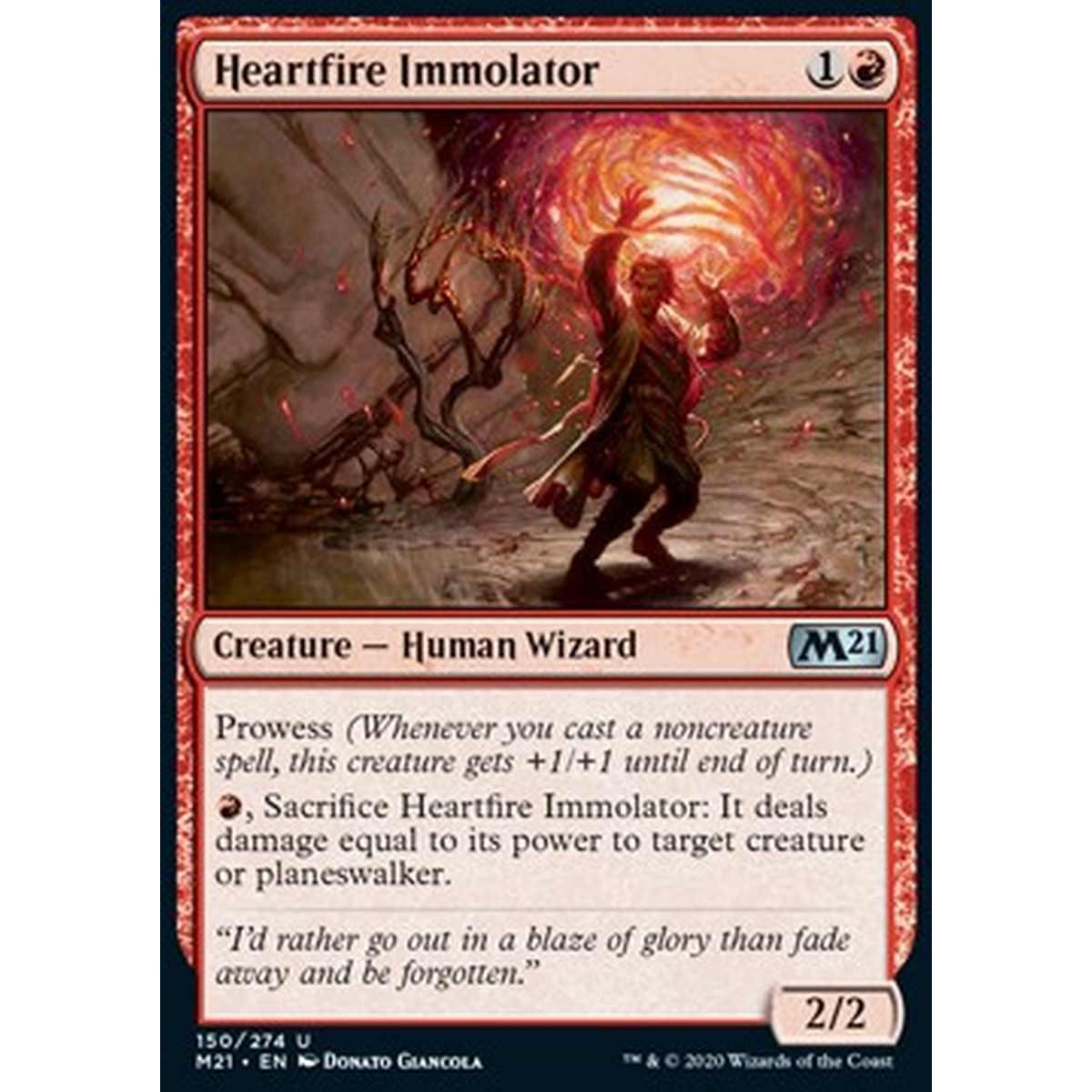 Heartfire Immolator - Immolatore di Fuoco del Cuore - [M21] [NM]