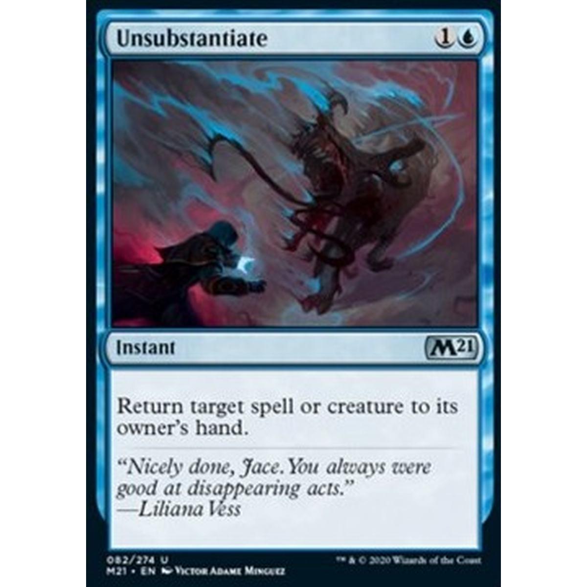 Unsubstantiate - Disgregare - [M21] [NM]