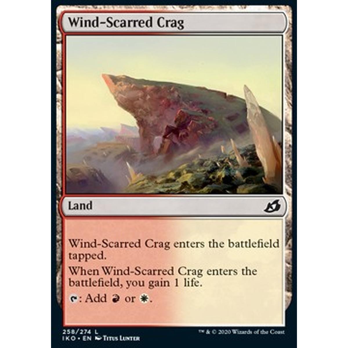 Wind-Scarred Crag - Dirupo Eroso dai Venti - [IKO] [NM] [Foil]