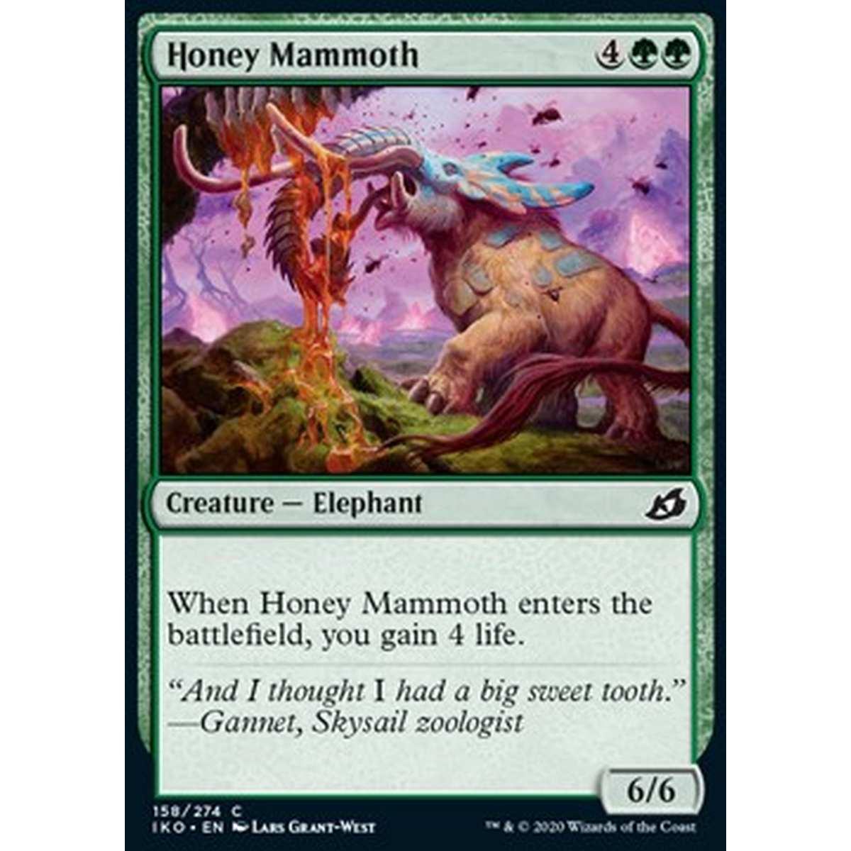 Honey Mammoth - Mammut del Miele - [IKO] [NM] [Foil]