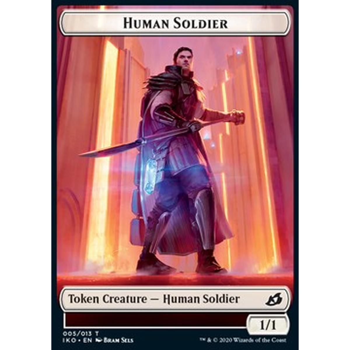 Human Soldier Token (White 1/1) (V.3) - Human Soldier Token (White 1/1) (V.3) - [XIKO] [NM]