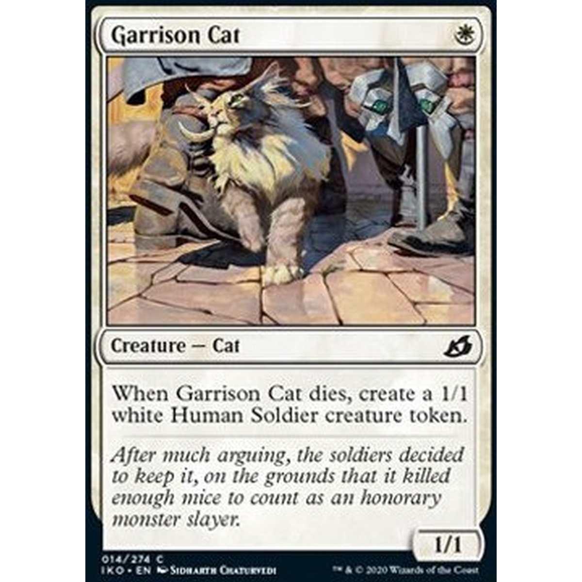 Garrison Cat - Felino della Guarnigione - [IKO] [NM]