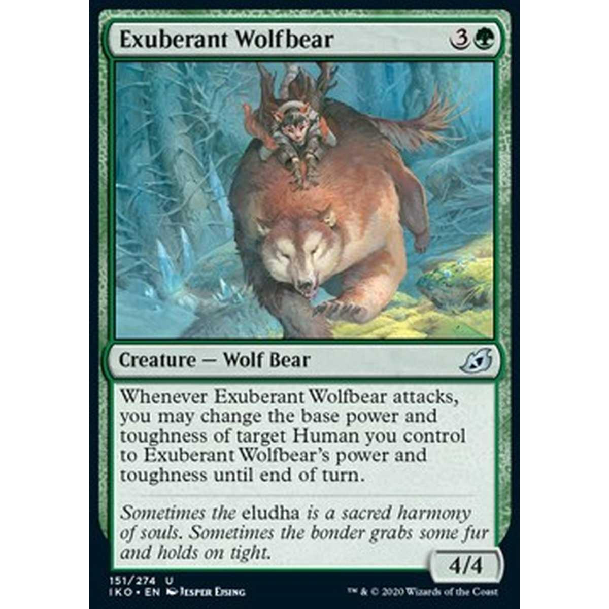 Exuberant Wolfbear - Luporso Esuberante - [IKO] [NM]
