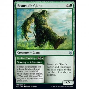 Beanstalk Giant // Fertile Footsteps - Gigante dei Fagioli // Passi Fertili - [ELD] [NM]