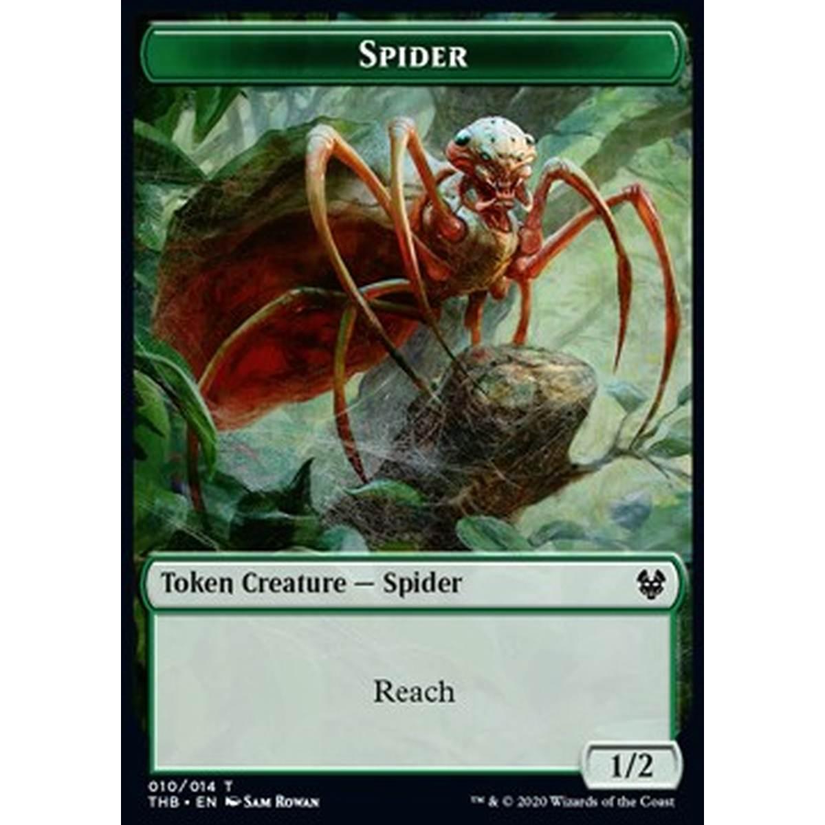 Spider Token (Green 1/2) - Spider Token (Green 1/2) - [XTHB] [NM]